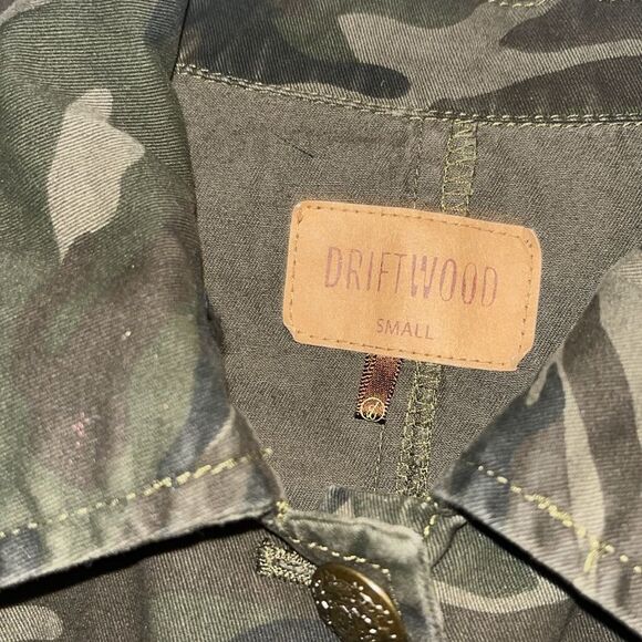 Driftwood Sundance Camouflage Floral-Embroidered Jacket Size Small - Picture 9 of 11